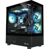 Thermaltake FTW A-Line LCS 5060, Gaming PC Sort/gennemsigtig