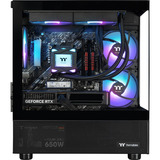 Thermaltake FTW A-Line LCS 5060, Gaming PC Sort/gennemsigtig