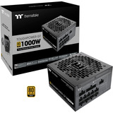 Thermaltake PS-TPT-1000FNFAGE-3, PC strømforsyning Sort