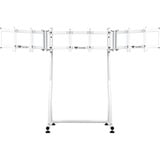 Thermaltake Triple skærmstander Snow, til Racing Simulator Cockpit GR500, Skærmbeslag Hvid