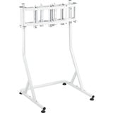 Thermaltake Triple skærmstander Snow, til Racing Simulator Cockpit GR500, Skærmbeslag Hvid