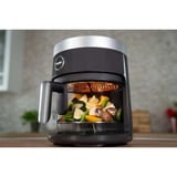 Unold 58695 frituregryde Enkelt 3,5 L Enkeltstående 1200 W Varmluftsteger Sort, Airfryer Sort/gennemsigtig, Varmluftsteger, 3,5 L, 0,8 kg, 65 °C, 200 °C, 60 min.