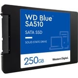 WD Blue SA510 2.5" 250 GB Serial ATA III, Solid state-drev 250 GB, 2.5", 555 MB/s, 6 Gbit/sek.