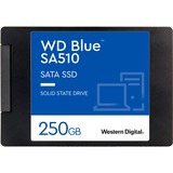 WD Blue SA510 2.5" 250 GB Serial ATA III, Solid state-drev 250 GB, 2.5", 555 MB/s, 6 Gbit/sek.
