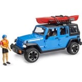 bruder Jeep Wrangler Rubicon Unlimited med kajak og figur, Model køretøj 