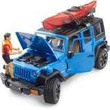 bruder Jeep Wrangler Rubicon Unlimited med kajak og figur, Model køretøj 