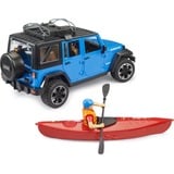 bruder Jeep Wrangler Rubicon Unlimited med kajak og figur, Model køretøj 