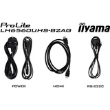 iiyama LH6560UHS-B2AG, Offentlig visning Sort (mat)
