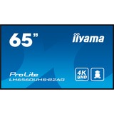 iiyama LH6560UHS-B2AG, Offentlig visning Sort (mat)