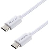 ADATA CACC-100PN-WH USB-kabel USB 2.0 1 m USB C Hvid Hvid, 1 m, USB C, USB C, USB 2.0, Hvid