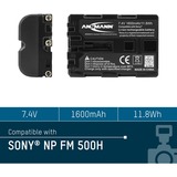 Ansmann A-Son NP FM 500H Lithium-Ion (Li-Ion) 1500 mAh, Kamera batteri 1500 mAh, 7,4 V, Lithium-Ion (Li-Ion)