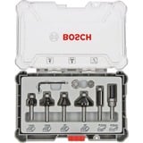 Bosch 2 607 017 469 fræser Karbid, Træ, 3,5 cm, 2,5 cm, Sort, Rustfrit stål