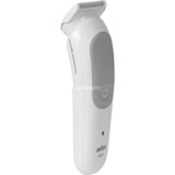 Braun Series 5 BG5500 Grå, Hvid, Hår Trimmer grå, Våd og tør, Batteri, Grå, Hvid
