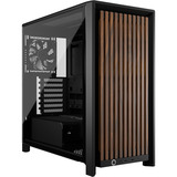 Corsair FRAME 4000D RS Wood, Towerkabinet Sort/træ