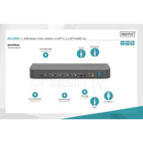 Digitus KVM Switch DisplayPort 4 porte, KVM-switchen 