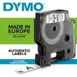 Dymo D1 højtydende fleksible nylonetiketter | Ægte | 12 mm x 3,5 m rulle | Sort tekst på hvid | Selvklæbende etiketter til LabelManager mærkemaskiner, Tape 5 m rulle | Sort tekst på hvid | Selvklæbende etiketter til LabelManager mærkemaskiner, Sort på hvid, Nylon, Belgien, -40 - 60 °C, DYMO, LabelManager