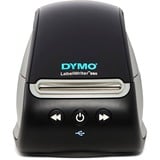 Dymo LabelWriter 550 etiketprinter | Etiketmaskine med direkte termisk udskrivning | Automatisk etiketgenkendelse | Udskriver adresseetiketter, forsendelsesetiketter, stregkodeetiketter m.m. | EU 2-benet stik Sort/grå, forsendelsesetiketter, stregkodeetiketter m.m. | EU 2-benet stik, Direkte termisk, 300 x 300 dpi, Ledningsført, Sort, Grå