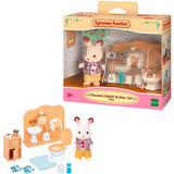 EPOCH Sylvanian Families - Chokoladekaninhun bror badeværelsessæt, Bygge legetøj 