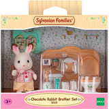 EPOCH Sylvanian Families - Chokoladekaninhun bror badeværelsessæt, Bygge legetøj 