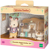 EPOCH Sylvanian Families - Chokoladekaninhun bror badeværelsessæt, Bygge legetøj 