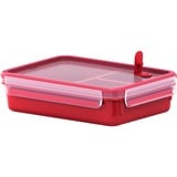 Emsa 517775 enhed til madopbevaring 1,2 L Rød, Transparent 1 stk, Boks Rød, 1,2 L, Rød, Transparent, Polypropylen (PP), Termoplastisk elastomer (TPE), Tyskland, 163 mm, 225 mm