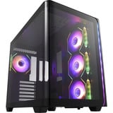 FSP M580-BA Midi Tower Sort, Towerkabinet Sort, Midi Tower, PC, Sort, ATX, micro ATX, Mini-ITX, Glas, SPCC, Spil