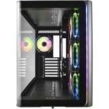FSP M580-BA computeretui Midi Tower Sort, Towerkabinet Sort, Midi Tower, PC, Sort, ATX, micro ATX, Mini-ITX, Glas, SPCC, Spil