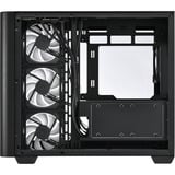 FSP M580-BA computeretui Midi Tower Sort, Towerkabinet Sort, Midi Tower, PC, Sort, ATX, micro ATX, Mini-ITX, Glas, SPCC, Spil