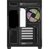FSP M580-BA computeretui Midi Tower Sort, Towerkabinet Sort, Midi Tower, PC, Sort, ATX, micro ATX, Mini-ITX, Glas, SPCC, Spil