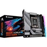 GIGABYTE B660I AORUS PRO DDR4 bundkort Intel B660 LGA 1700 mini ITX Intel, LGA 1700, Intel® Celeron®, Intel® Core™ i3, Intel® Core™ i5, Intel® Core™ i7, Intel® Core™ i9, Intel® Pentium®, DDR4-SDRAM, 64 GB, DIMM