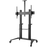 HAGOR BrackIT Stand HD XXL 3,05 m (120") Sort, Stand system Sort, 140 kg, 165,1 cm (65"), 3,05 m (120"), 1000 x 600 mm, 1250 - 1600 mm, -5 - 10°