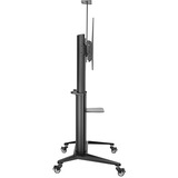 HAGOR BrackIT Stand HD XXL 3,05 m (120") Sort, Stand system Sort, 140 kg, 165,1 cm (65"), 3,05 m (120"), 1000 x 600 mm, 1250 - 1600 mm, -5 - 10°