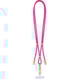 Intenso Cell Phone Charging Lanyard 7991004, Kabel neon-pink