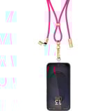 Intenso Cell Phone Charging Lanyard 7991004, Kabel neon-pink