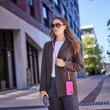 Intenso Cell Phone Charging Lanyard 7991004, Kabel neon-pink