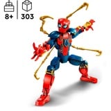 LEGO Byg selv-figur af Iron Spider-Man, Bygge legetøj Byggesæt, 8 År, Plast, 303 stk, 349 g