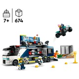 LEGO City Politiets mobile kriminallaboratorium, Bygge legetøj Byggesæt, 7 År, Plast, 674 stk, 1,07 kg