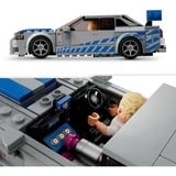 LEGO Speed Champions 2 Fast 2 Furious Nissan Skyline GT-R (R34), Bygge legetøj Byggesæt, 9 År, Plast, 319 stk, 349 g