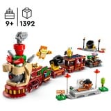 LEGO Super Mario Bowser Express-toget, Bygge legetøj Byggesæt, 9 År, Plast, 1392 stk, 2,16 kg