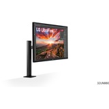 LG 32UN880K, LED-skærm Sort