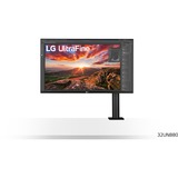 LG 32UN880K, LED-skærm Sort