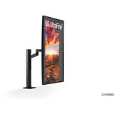 LG 32UN880K, LED-skærm Sort