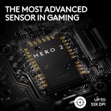 Logitech 910-006639, Gaming mus Hvid