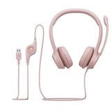 Logitech H390, Headset Pink