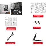 MSI B650M GAMING PLUS WIFI, Bundkort Sort/Sølv