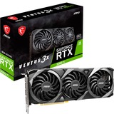 MSI RTX 3060 TI VENTUS 3X 8G OC LHR grafikkort NVIDIA GeForce RTX 3060 Ti 8 GB GDDR6 GeForce RTX 3060 Ti, 8 GB, GDDR6, 256 Bit, 7680 x 4320 pixel, PCI Express 4.0