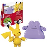 Mattel Pokémon 2-pak Poké Ball-byggelegetøjssæt med 2 actionfigurer (42 dele) til børn, Bygge legetøj Byggesæt, 6 År, Plast, 42 stk, 156,5 g