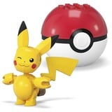 Mattel Pokémon 2-pak Poké Ball-byggelegetøjssæt med 2 actionfigurer (42 dele) til børn, Bygge legetøj Byggesæt, 6 År, Plast, 42 stk, 156,5 g