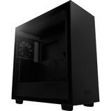 NZXT H7 Midi Tower Sort, Towerkabinet Sort (mat), Midi Tower, PC, Sort, ATX, EATX, micro ATX, Mini-ITX, Stål, Hærdet glas, 1x 120 mm/1x 140 mm