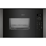 Neff HLAGD53G0 mikrobølgeovn Grafit Kombination mikroovn Indbygget 25 L 900 W Sort/grå, Indbygget, Kombination mikroovn, 25 L, 900 W, Indbygget skærm, LED
